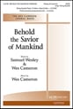 Behold the Savior of Mankind SAB choral sheet music cover